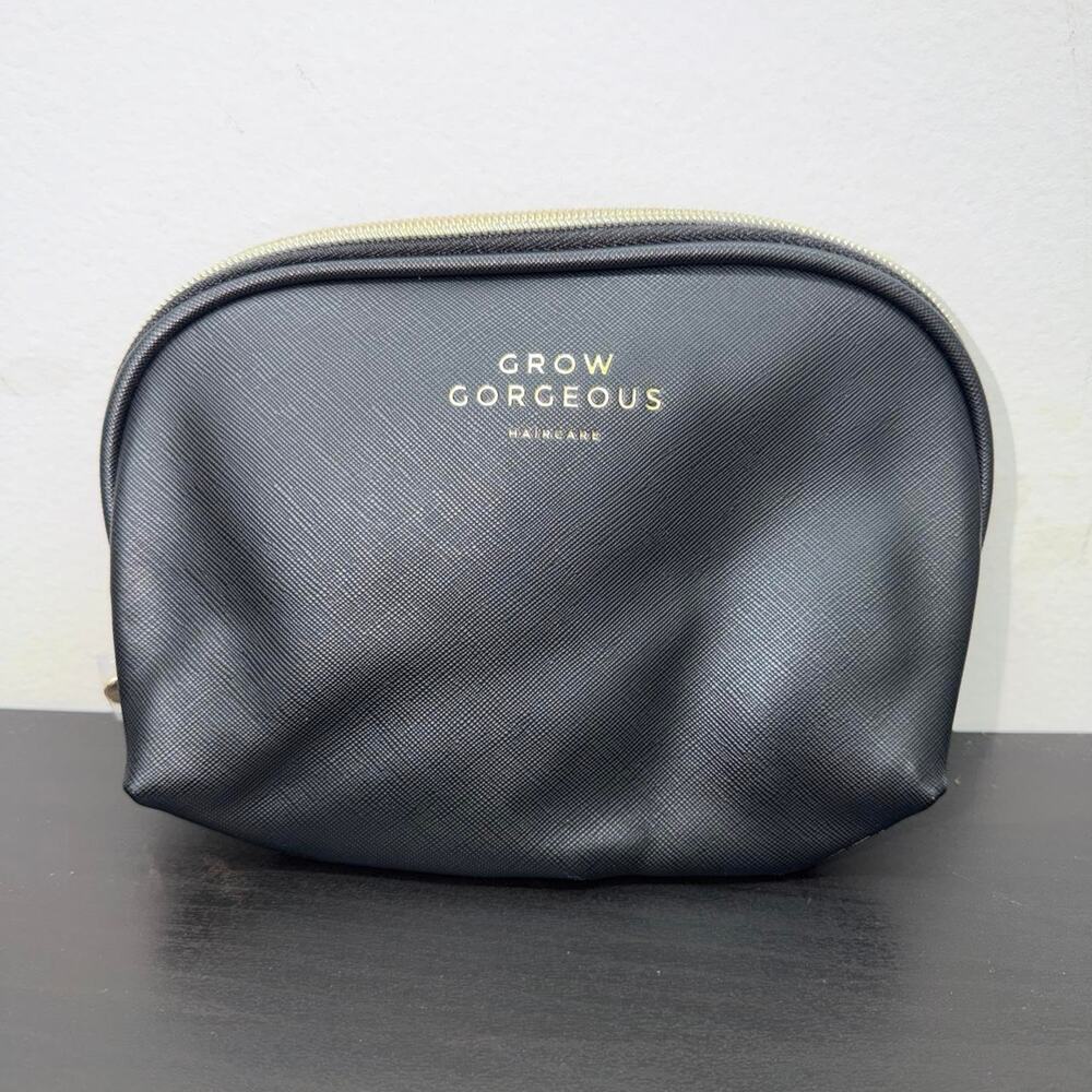 Grow gorgeous black saffiano